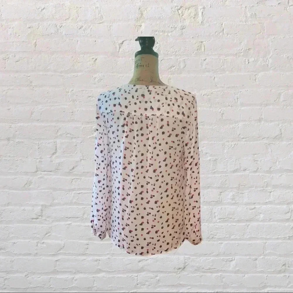Land’s End Polka Dot Blouse - Picture 4 of 5